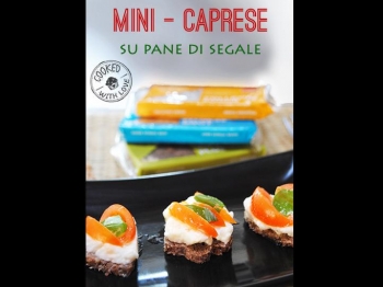 Mini-Caprese su Pane di Segale